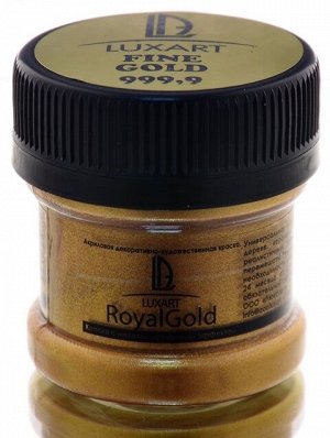 Акриловая краска Luxart ROYAL GOLD Золото красное 25 г Акриловая краска Luxart ROYAL GOLD Золото красное 25 г