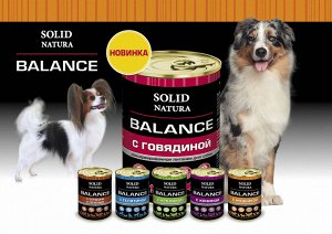 Solid Natura влажный корм для собак и щенков0,34 кг