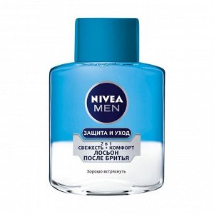 Лосьон после бритья 2 в 1 Защита и уход, Nivea (Нивея) Men, 100мл