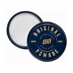 Помада классическая для укладки волос original pomade черная, lock stock & barrel, 85г