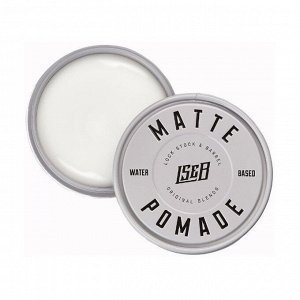 Помада матовая для укладки волос matte pomade белая, lock stock & barrel, 85г