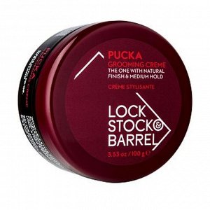 Крем для тонких и кудрявых волос pucka grooming creme, lock stock & barrel, 100г