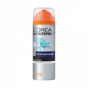 Пена для бритья против раздражений Men Expert, L'Oreal Paris, 200мл