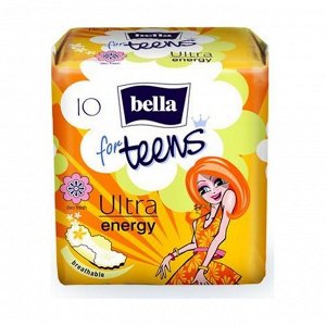 Прокладки for teens ultra energy, bella,10шт