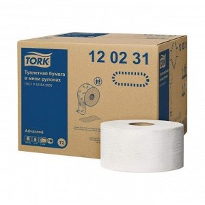 Туалетная бумага, 2-слойная, tork advanced, 170м