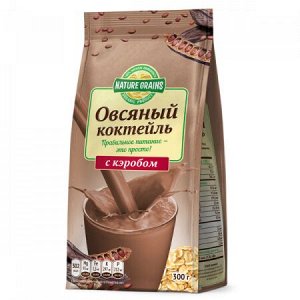 "Компас Здоровья" Коктейль овсяный с кэробом «NATURE GRAINS» .300г