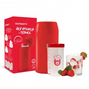 Йогуртница-термос Oursson, 1 л, красный