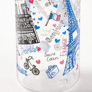 Бутылка пластиковая «Париж», 750 мл