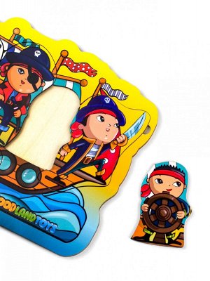 Wood Toys™ Пазл-головоломка &quot;Пираты&quot;