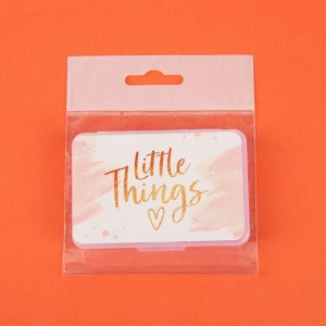 Таблетница «Little things», 6 секций, цвет прозрачный