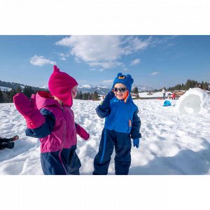 Комбинезон лыжный для детей синий XWARM PULL'N FIT