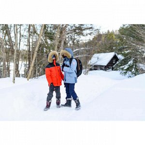 DECATHLON ПАРКА ТЕПЛАЯ ВОДОНЕПРОНИЦАЕМАЯ ДЛЯ ПОХОДОВ ДЛЯ ДЕТЕЙ 7–15 ЛЕТ SH500 U-WARM QUECHUA