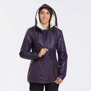 Куртка теплая водонепроницаемая для походов женская SH100 WARM QUECHUA