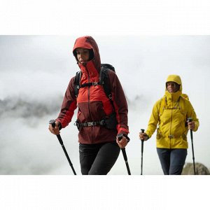 Куртка водонепроницаемая для горных походов женская MH500 QUECHUA