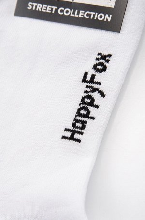 Носки с надписью Happy Fox