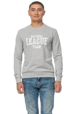 Свитшот "National League". Цвет серый меланж