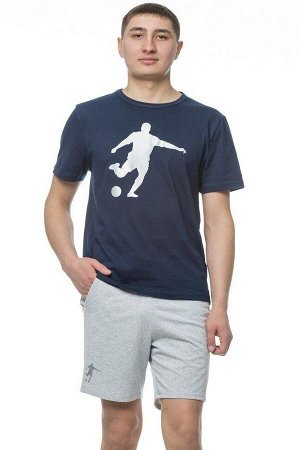 Костюм с шортами "Футболист". Цвет темно-синий (верх)