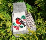 Женские варежки (длина 23-24 см)