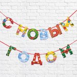 Гирлянда на ленте &quot;С новым годом&quot;, радужная 130 см