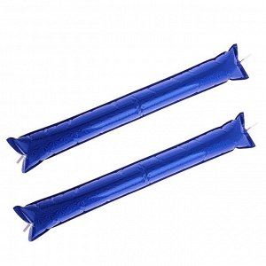 Палка «Болельщик», с палочкой для надувания, набор 2 шт., цвет синий