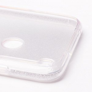Чехол-накладка SC097 Gradient для "Xiaomi Redmi Note 8" (black/silver)