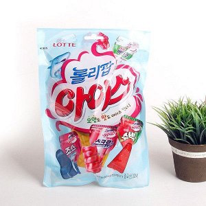 LOTTE Lollipop ice (candy 15) леденцы на палочке, мороженое 15 шт 165 гр