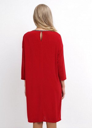 Платье бордовый/красный