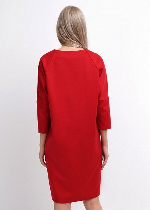 Платье т.красный