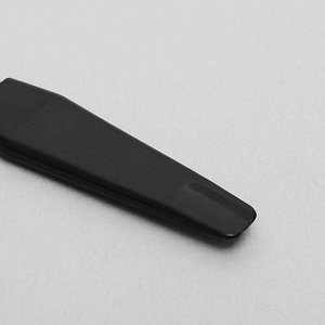 Пилка металлическая для ногтей, 12 см, цвет чёрный