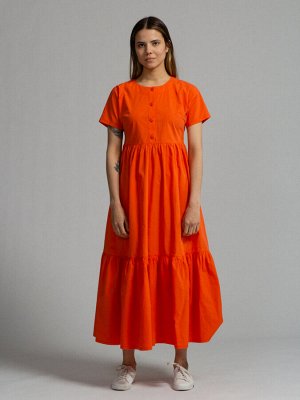 Платье Состав: Хлопок 100%; 
Сезон: Весна, Лето; 
Цвет: Оранжевый