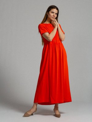 Платье Сезон: Весна, Лето; 
Цвет: Оранжевый