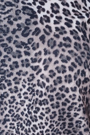 Блузка Серый/леопард