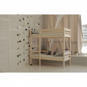 Детская двухъярусная кровать «Дональд», 90 ? 200 см, цвет сосна