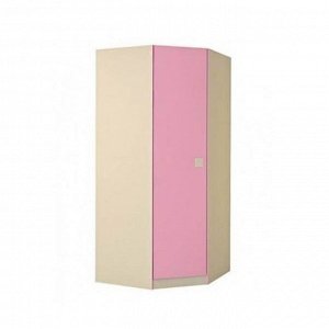 Шкаф угловой «Радуга», цвет фламинго, 900 х 2000 х 900 мм