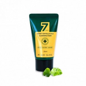 Пенка для проблемной кожи с экстрактом центеллы MAY ISLAND 7 Days Secret Centella Cica Cleansing Foam 30 мл, ,