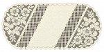 219771/50/2, овальная, размер 50 см х 110 см, цвет: кремовый