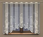 245360/160, Лав стори,  размеры : 300 см ширина х 160 см высота, цвет - крем, на универсальной шторной ленте