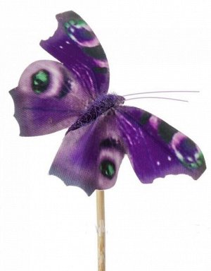 Бабочка Auralia на вставке 8 х 50 см цвет Сиреневый