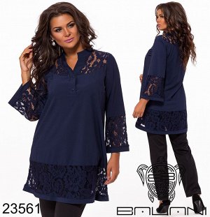 Удлиненная блуза- 23561