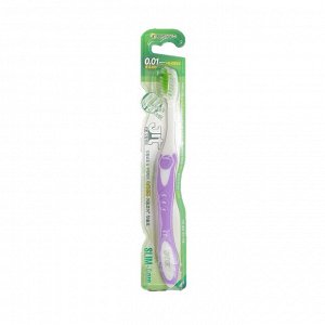Зубная щетка "JIT" c тонкими щетинками и эргономичной ручкой (с экстрактом зеленого чая, мягкая)