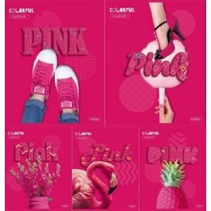 Тетрадь  48л клетка "PINK" (062731) Хатбер {Россия}