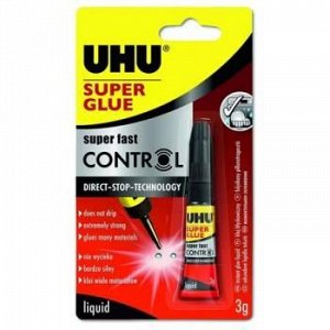 Клей моментальный 3 гр  UHU Super Glue Control 36015 UHU {Китай}
