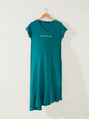 Платье Тип товара: Платья
РАЗМЕР: 3XL, L, M, S, XL, XXL;
ЦВЕТ: Dark Aqua Green
СОСТАВ: Основной материал: 100% Хлопок