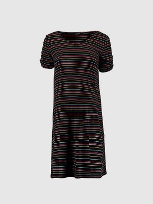 Платье Тип товара: Платья
РАЗМЕР: L, M, S, XL, XXL;
ЦВЕТ: Mix Striped
СОСТАВ: Основной материал: 69% Полиэстер 28% Вискоза 3% Эластан