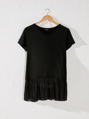 Туника Тип товара: Рубашки; Блузки и Туники
РАЗМЕР: 3XL, L, M, S, XL, XXL;
ЦВЕТ: New Black
СОСТАВ: Основной материал: 95% Вискоза 5% Эластан