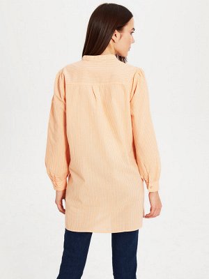 Туника Тип товара: Рубашки; Блузки и Туники
РАЗМЕР: L, M, S, XL;
ЦВЕТ: Orange Striped
СОСТАВ: Основной материал: 100% Хлопок