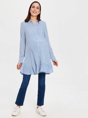 Туника Тип товара: Рубашки; Блузки и Туники
РАЗМЕР: L, M, S, XL, XXL;
ЦВЕТ: Blue Striped
СОСТАВ: Основной материал: 100% Вискоза