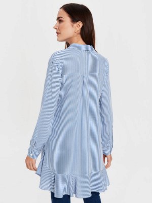 Туника Тип товара: Рубашки; Блузки и Туники
РАЗМЕР: L, M, S, XL, XXL;
ЦВЕТ: Blue Striped
СОСТАВ: Основной материал: 100% Вискоза