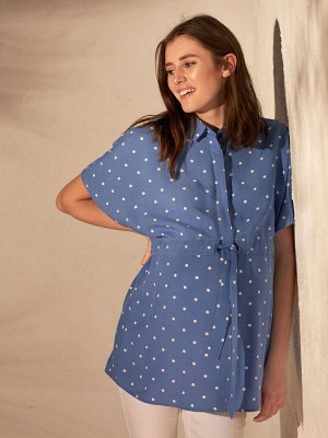 Блузка Тип товара: Рубашки; Блузки и Туники
РАЗМЕР: XL;
ЦВЕТ: Blue Printed
СОСТАВ: Основной материал: 100% Вискоза