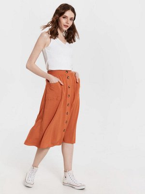 Юбка Длина: Ниже колена
Узор: Однотонный
РАЗМЕР: M, S, XL, XS;
ЦВЕТ: Dull Orange
СОСТАВ: Основной материал: 100% Вискоза